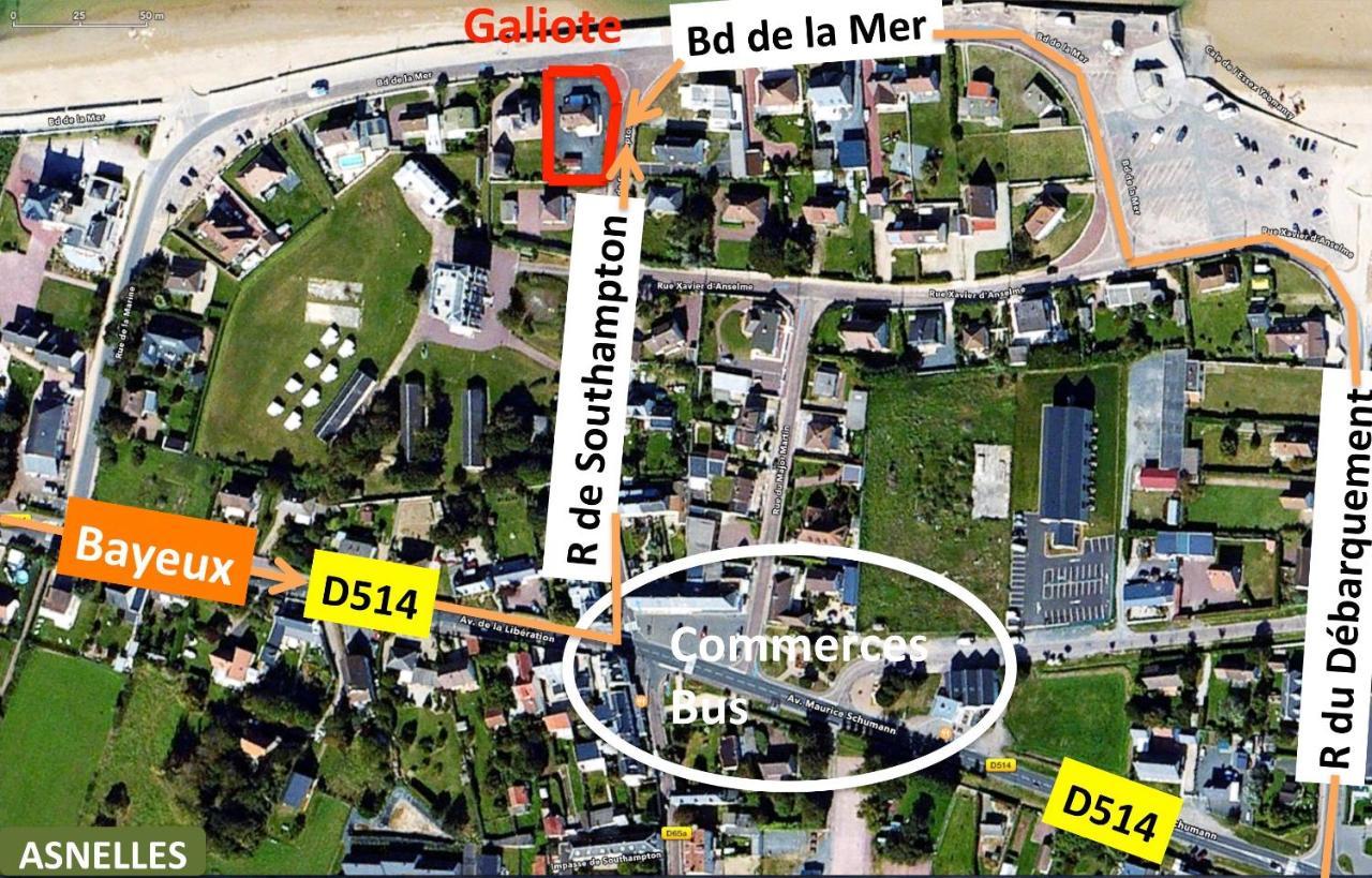 אסנלס Villa Lumineuse En Front De Mer - Gold Beach מראה חיצוני תמונה